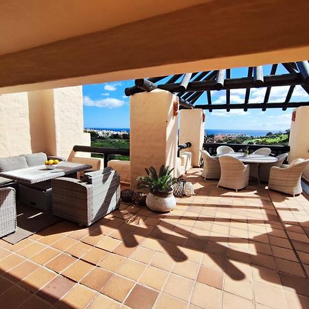 Ferienwohnung 15 First Line Penthouse With Wonderful Seaview Near Duquesa Golf Manilva Andalucia Exterior foto