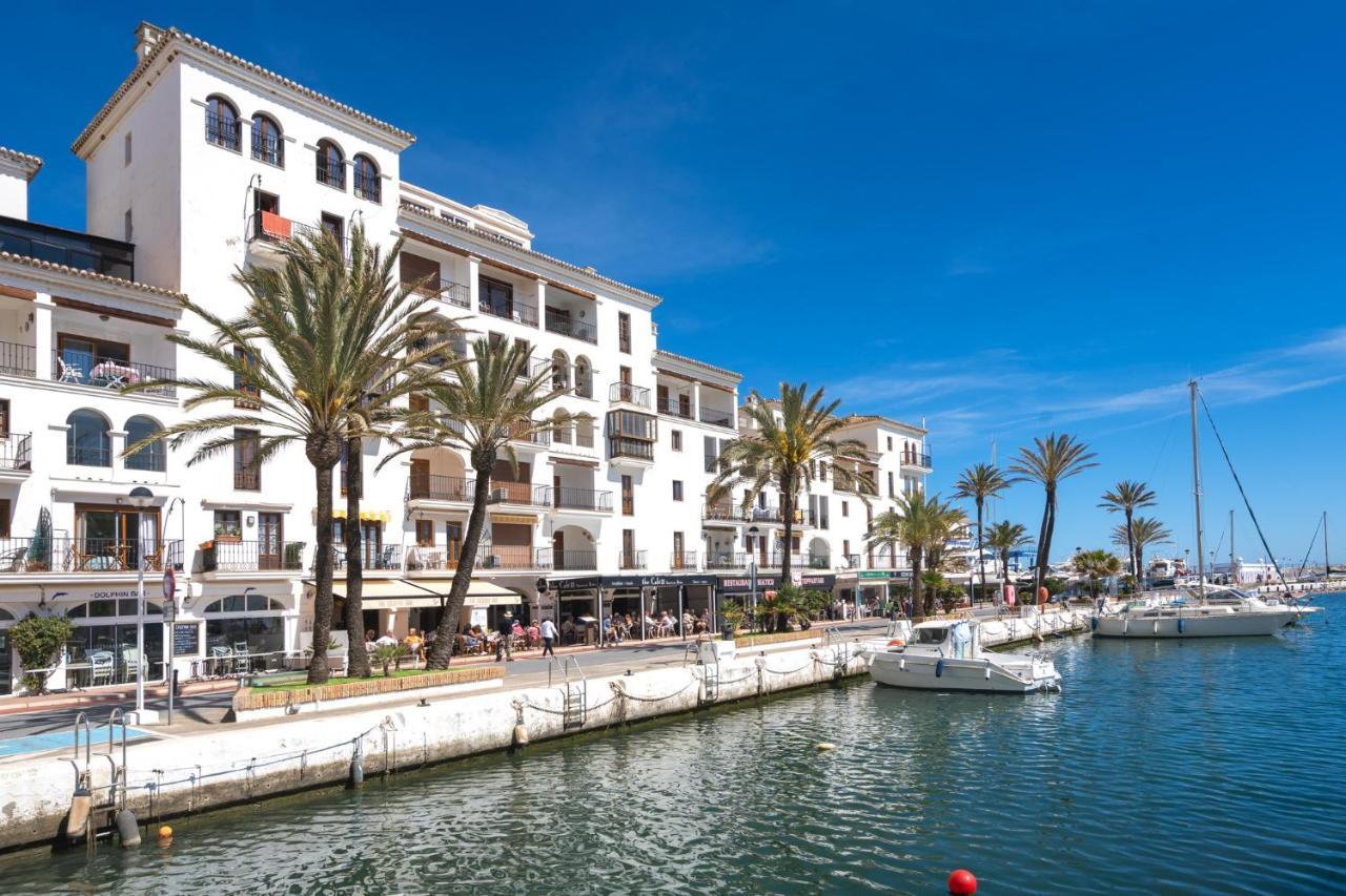 Ferienwohnung 15 First Line Penthouse With Wonderful Seaview Near Duquesa Golf Manilva Andalucia Exterior foto