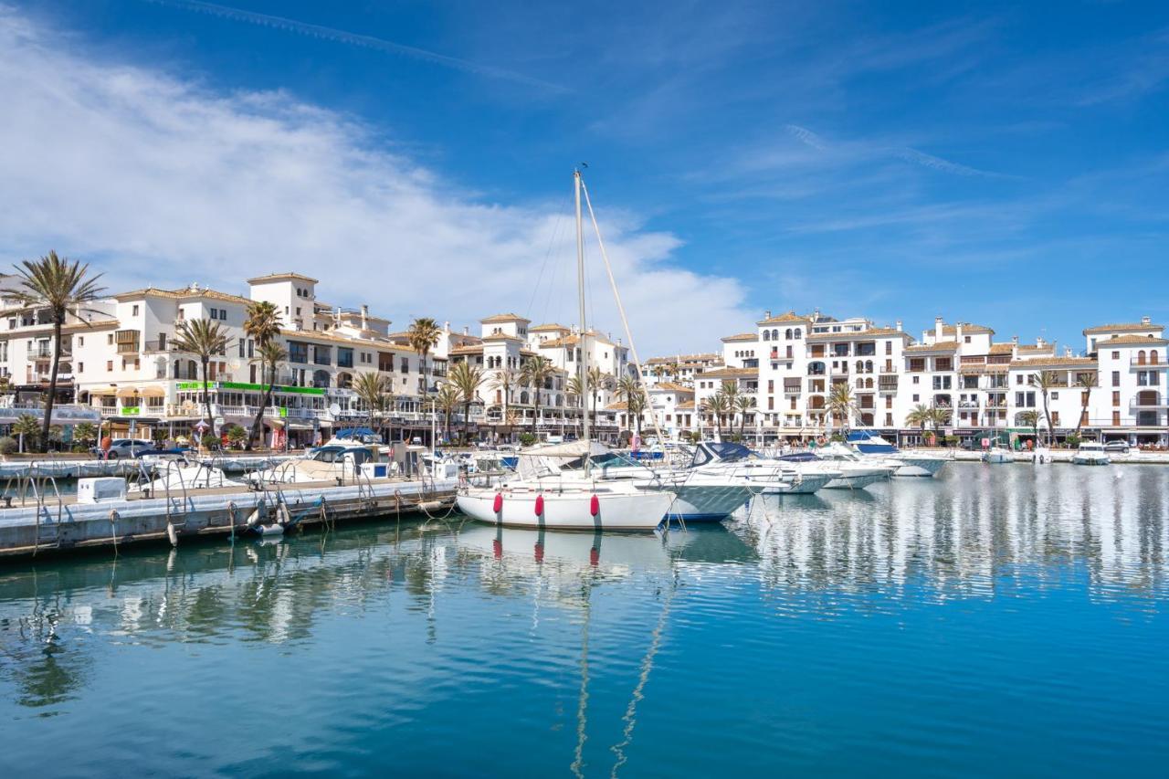 Ferienwohnung 15 First Line Penthouse With Wonderful Seaview Near Duquesa Golf Manilva Andalucia Exterior foto